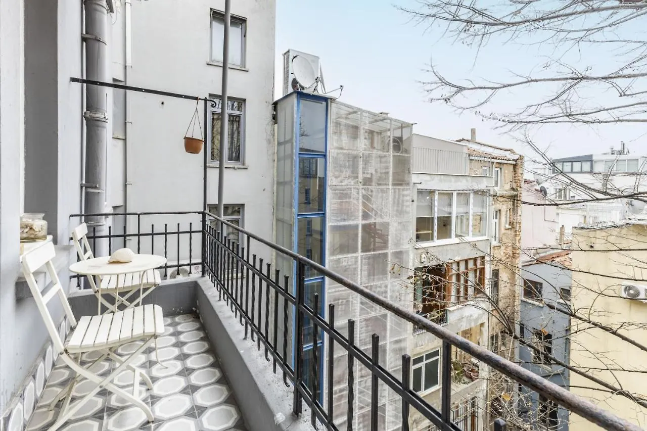 Flat With Balcony And Bosphorus View In Beyoglu Apartment Istanbul
